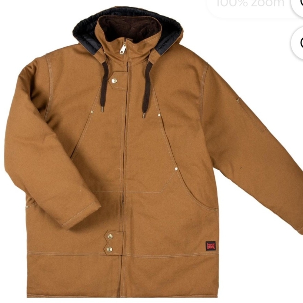 Men's Tan Hooded Performance Jacket